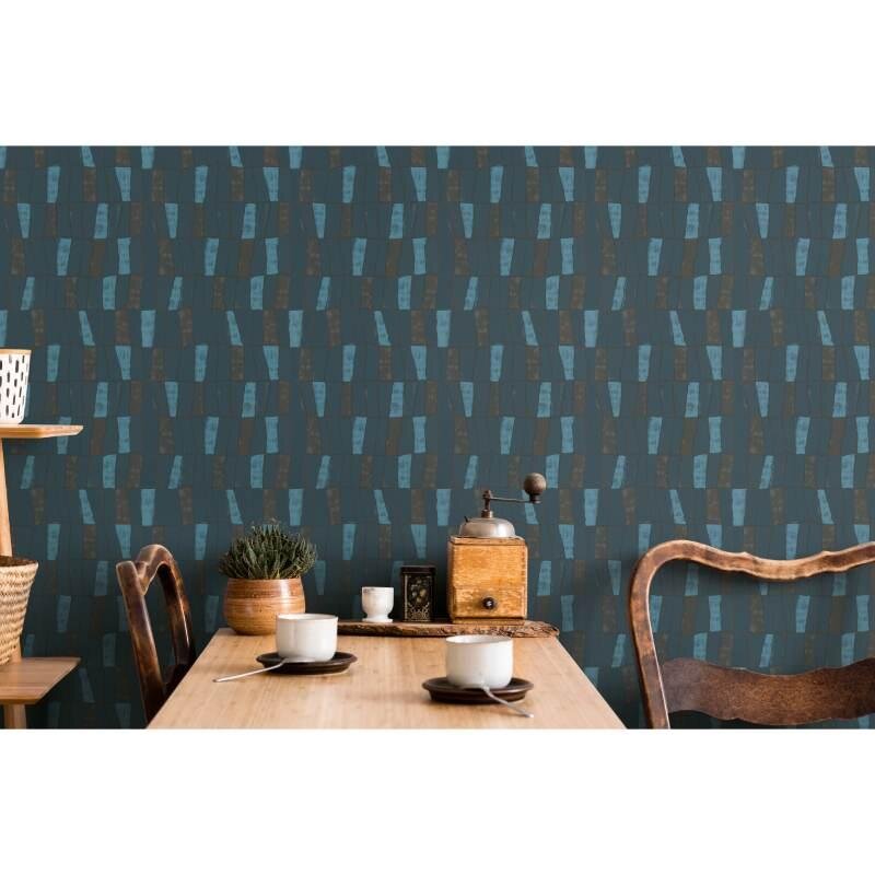 Tapete Blau, Petrol, Kupfer SALE Marburg Vliestapete (1044199)