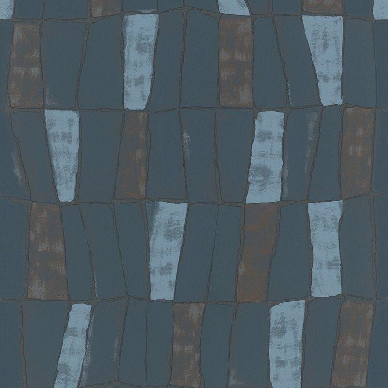 Tapete Blau, Petrol, Kupfer SALE Marburg Vliestapete (1044199)