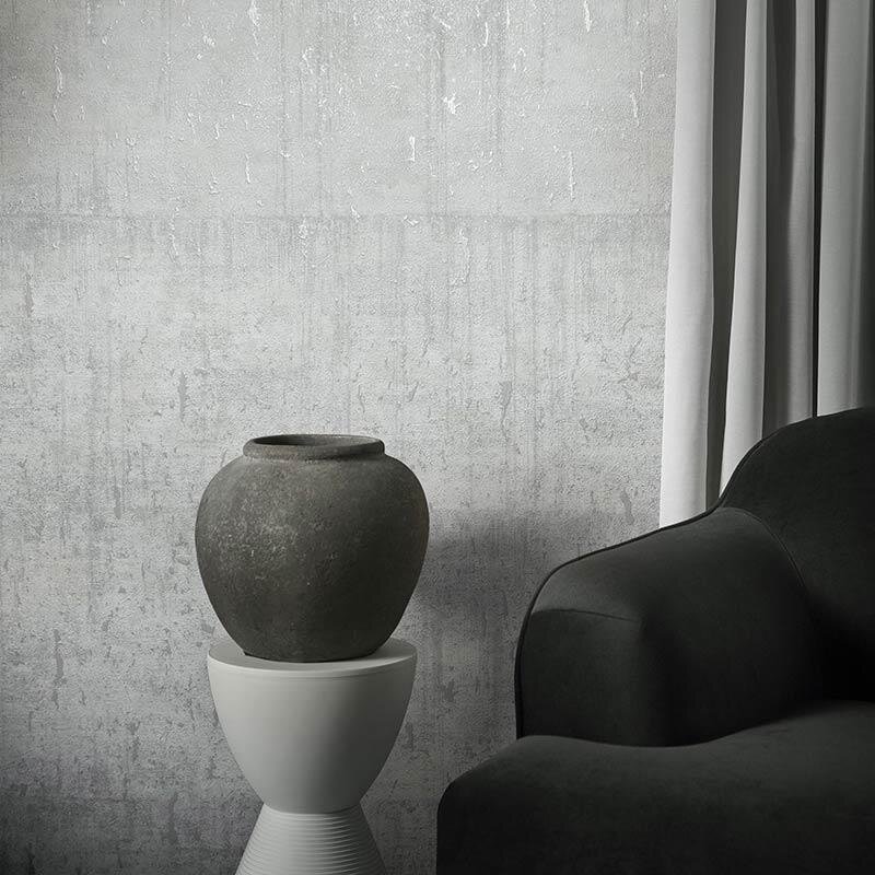 Tapete Grau, Silber Marburg Vliestapete (1038040)