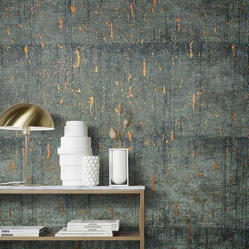 Tapete Schwarz, Anthrazit Marburg Vliestapete (1038038)