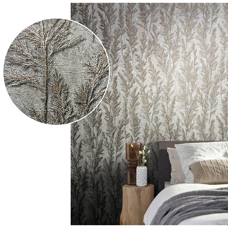 Tapete Grau, Silber Marburg Vliestapete (1038020)