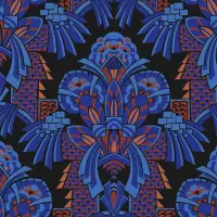 Tapete Blau MASUREEL Vliestapete (1037888)