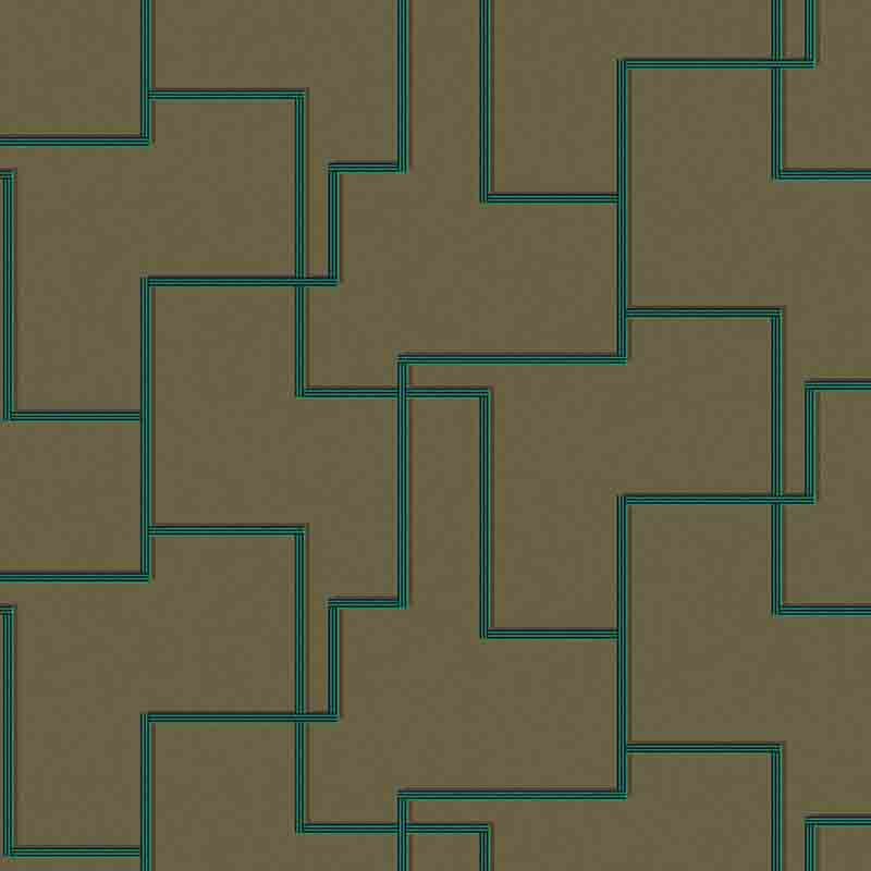 Tapete Braun, Grün MASUREEL Vliestapete (1037862)