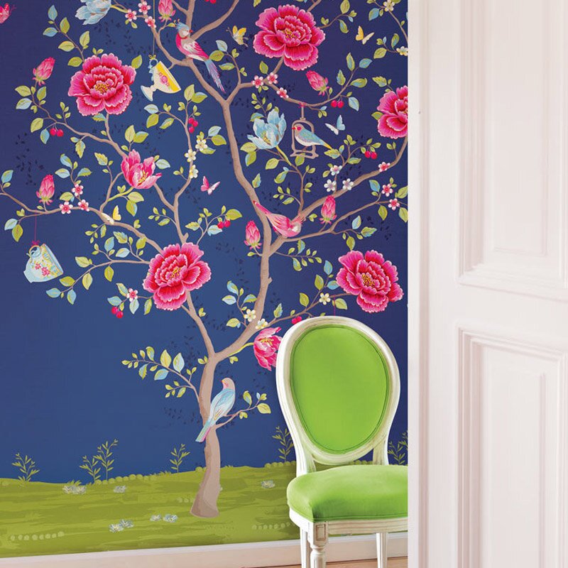 Digitaldruck-Tapete Blau, Bunt PIP Studio (1019585)