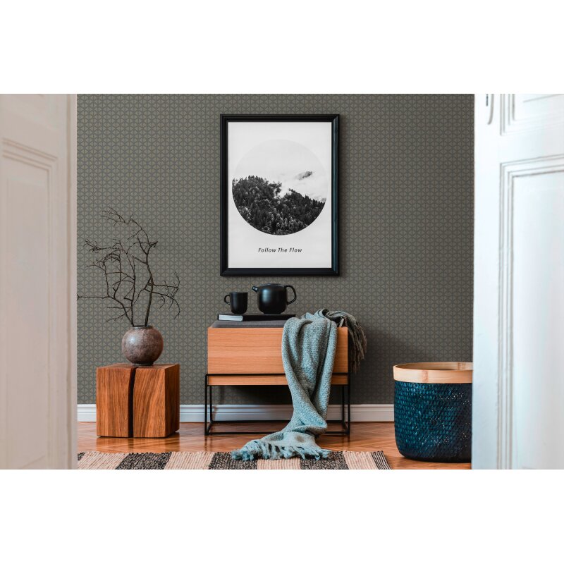 Tapete Schwarz, Anthrazit AS-Creation Vliestapete (1037533)