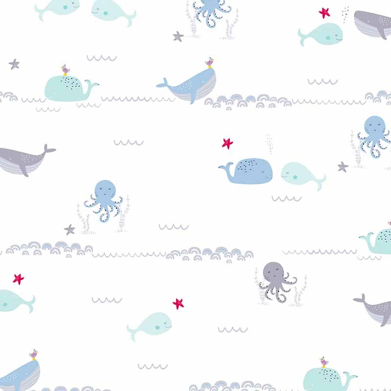 Tapete Blau, Pastellfarben AS-Creation Vliestapete (1037478)