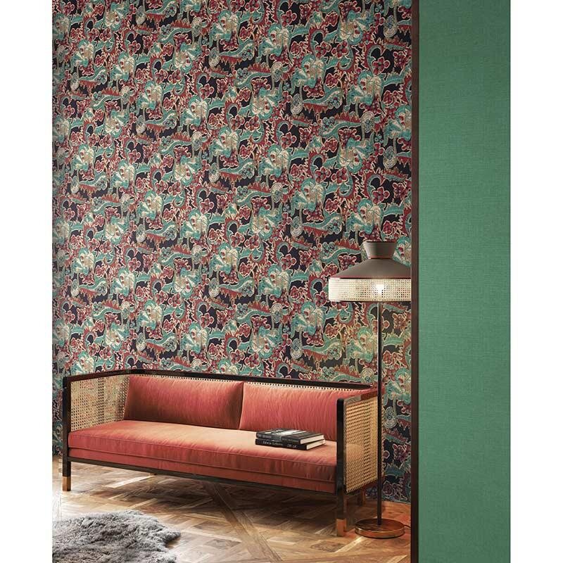 Tapete Grün, Rot MASUREEL Vliestapete (1037215)