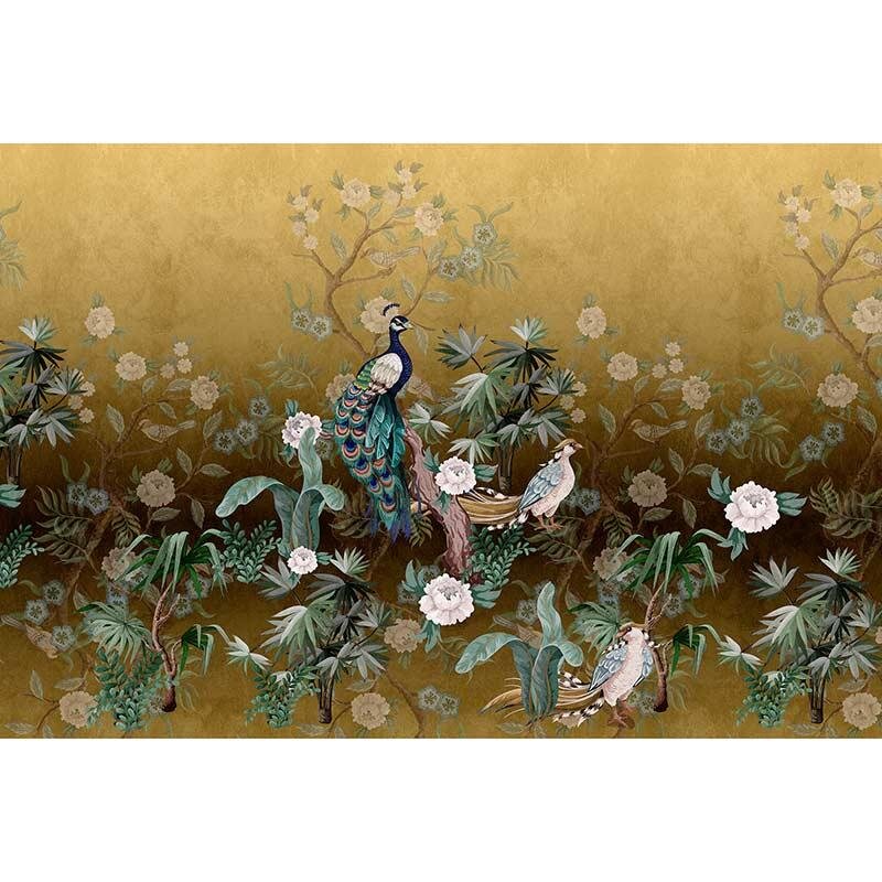 Digitaldruck-Tapete peacock island 3 livingwalls (1037177)