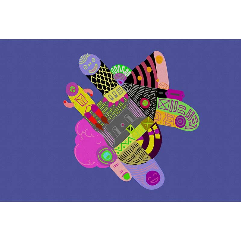 Digitaldruck-Tapete looneyland 2 livingwalls (1036919)