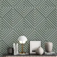 Tapete Grau, Gr&uuml;n Marburg Vliestapete (1044185)