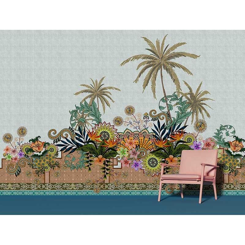 Digitaldruck-Tapete oriental garden 3 livingwalls (1036899)