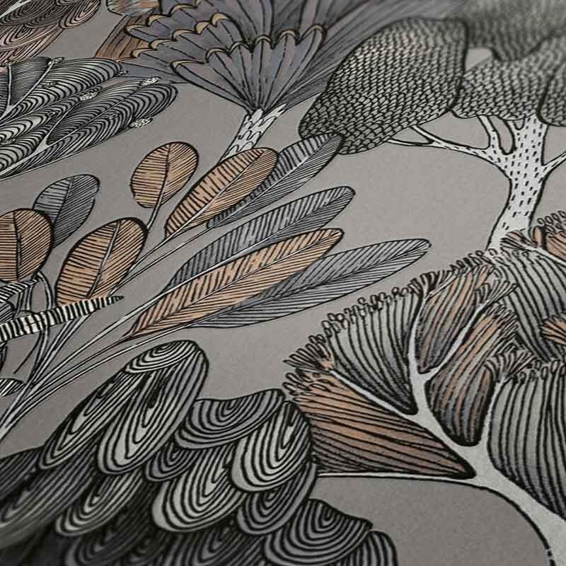 Tapete Grau, Silber Architects Paper Vliestapete (1036803)