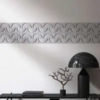 Bord&uuml;re Grau Marburg Vlies (1044172)