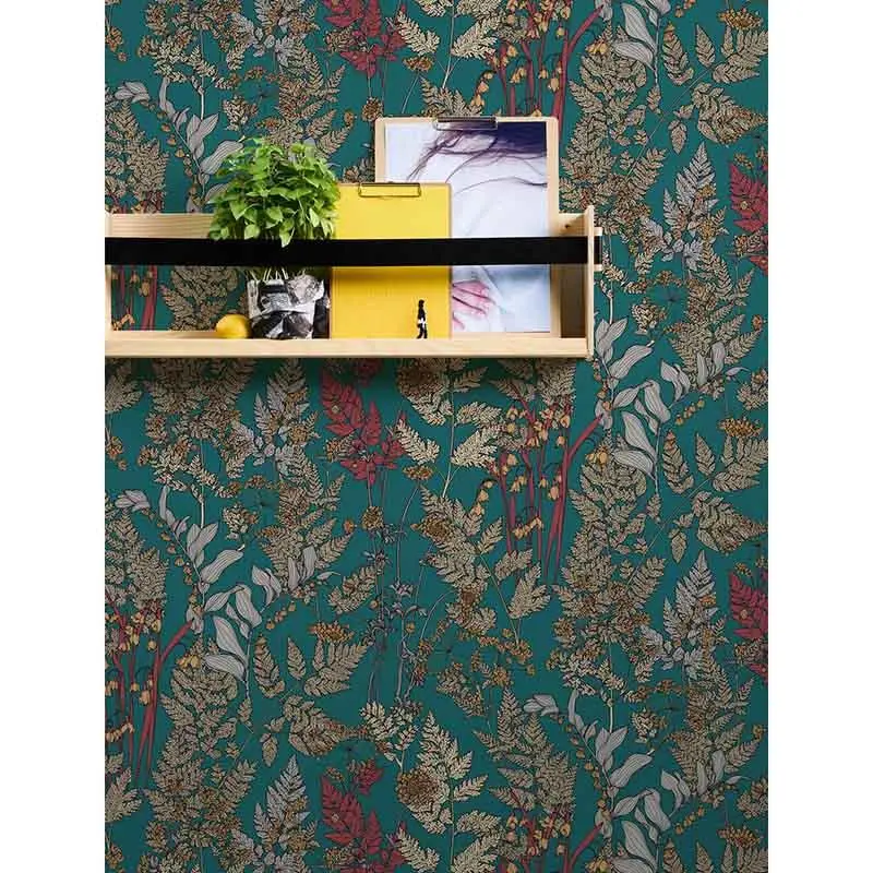 Tapete Blau, Grün, Petrol Architects Paper Vliestapete (1036772)