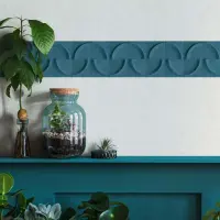 Bord&uuml;re Blau Marburg Vlies (1044170)