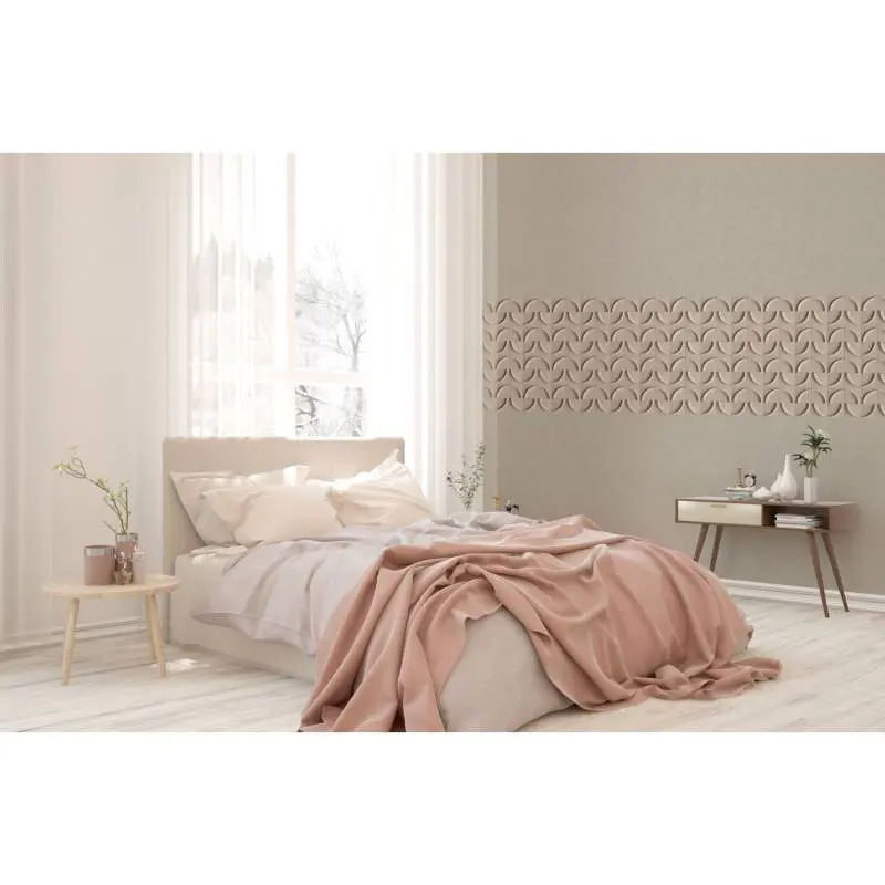 Bordüre Braun, Greige Marburg Vlies (1044169)