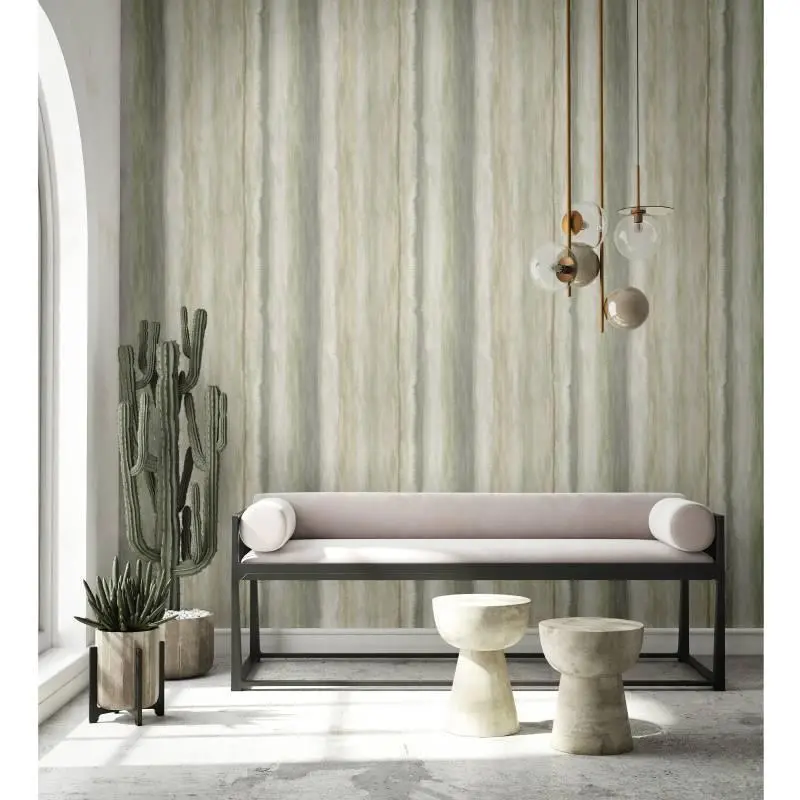 Tapete Grau, Greige, Grün Marburg Vliestapete (1044150)