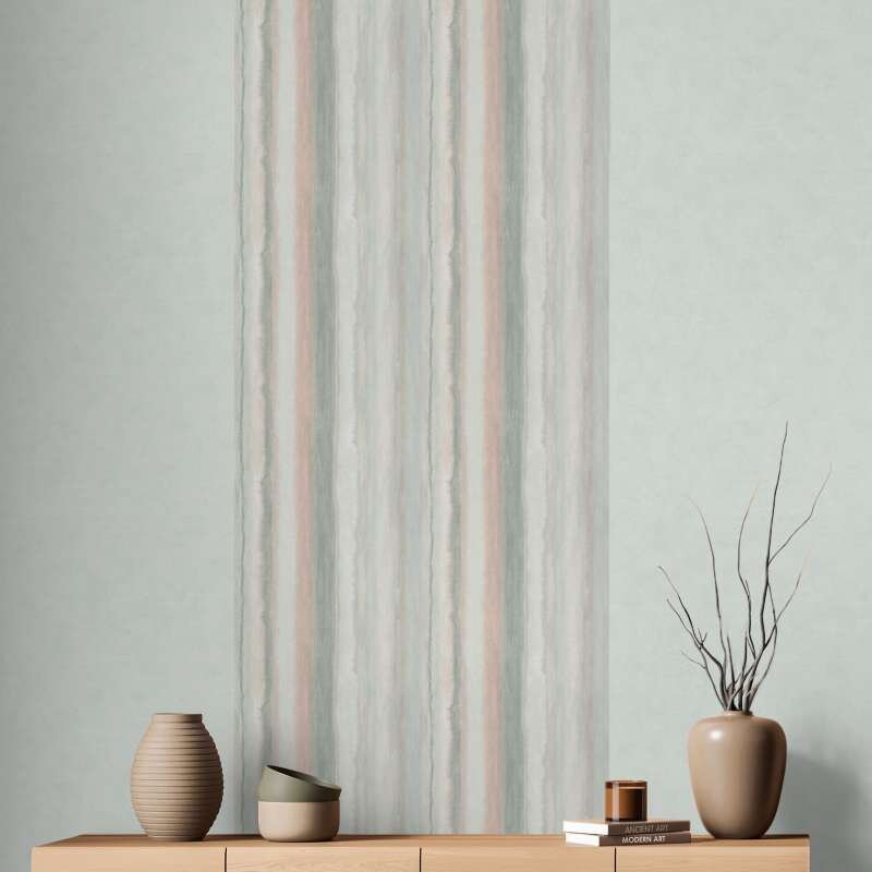 Tapete Beige, Grün, Rosa Marburg Vliestapete (1044148)