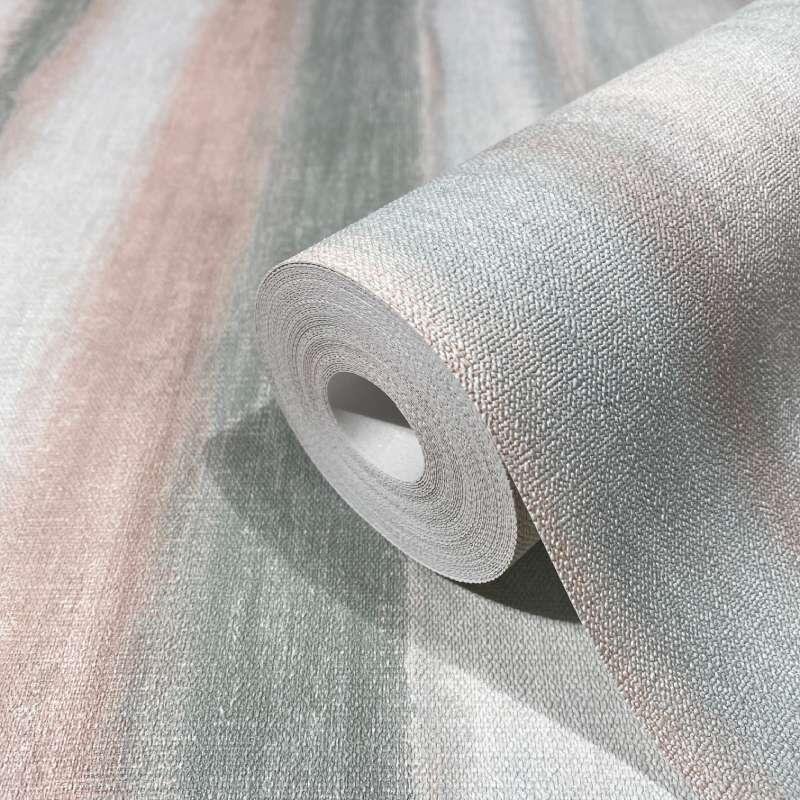 Tapete Beige, Grün, Rosa Marburg Vliestapete (1044148)
