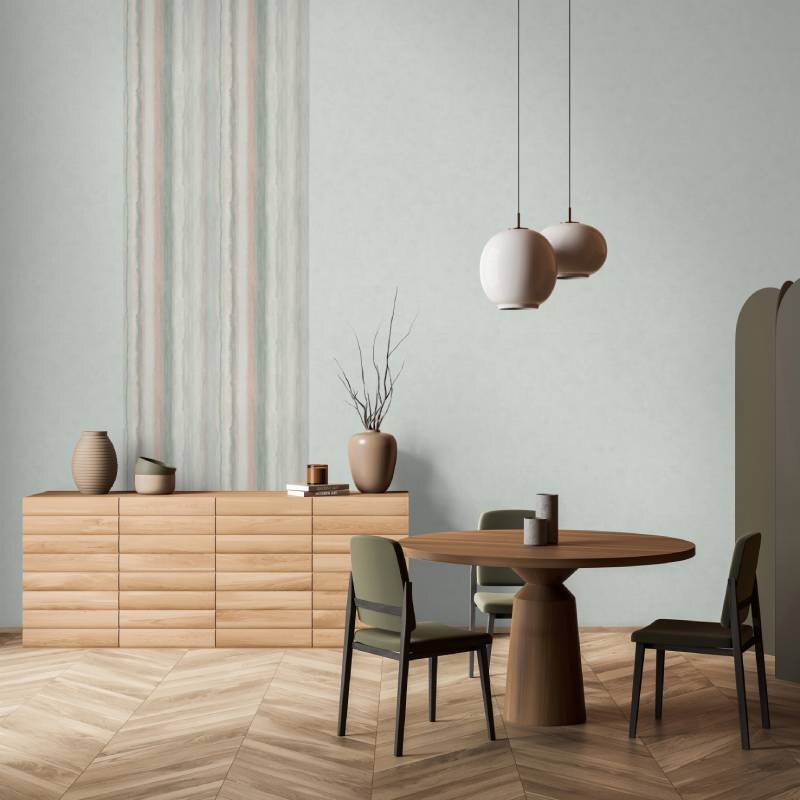 Tapete Beige, Grün, Rosa Marburg Vliestapete (1044148)