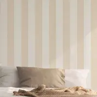 Tapete Beige, Creme, Wei&szlig; Marburg Vliestapete...