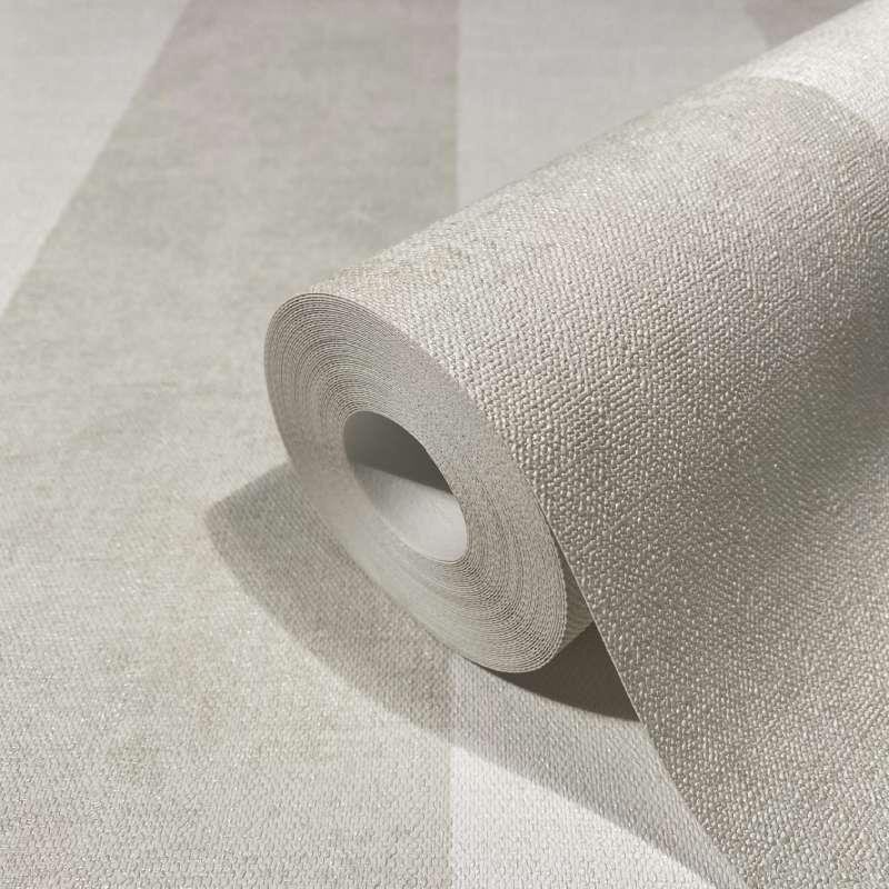 Tapete Greige, Weiß Marburg Vliestapete (1044134)