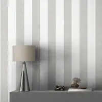 Tapete Grau, Wei&szlig; Marburg Vliestapete (1044130)