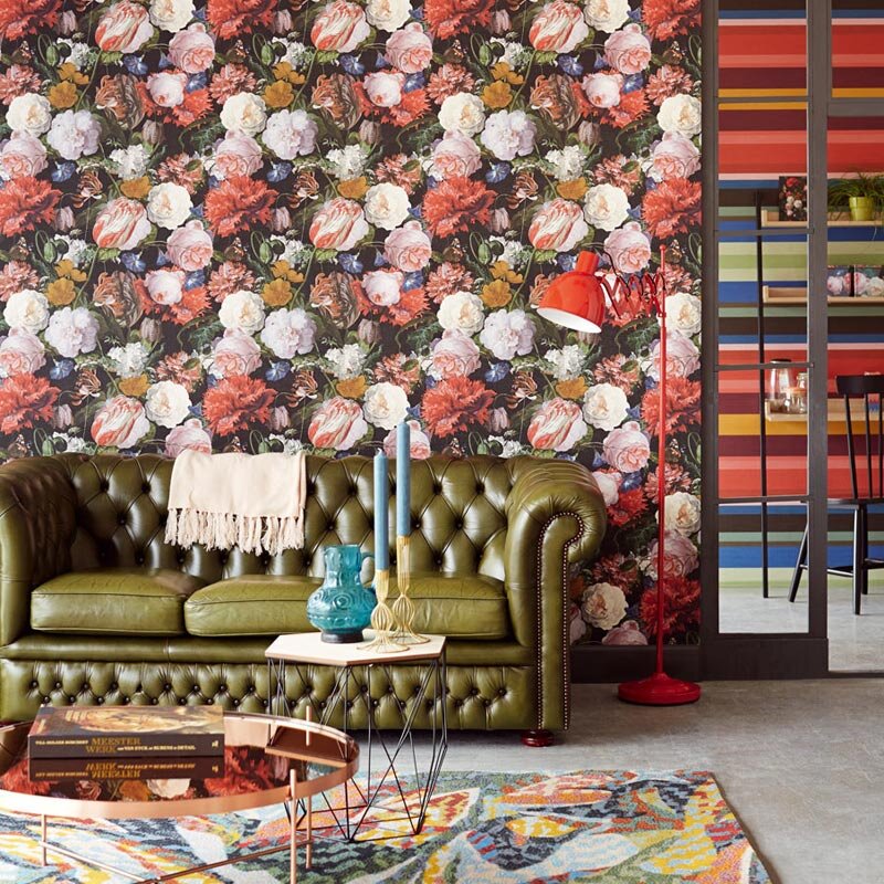 Tapete Weiß, Bunt Eijffinger Vliestapete (1020146)