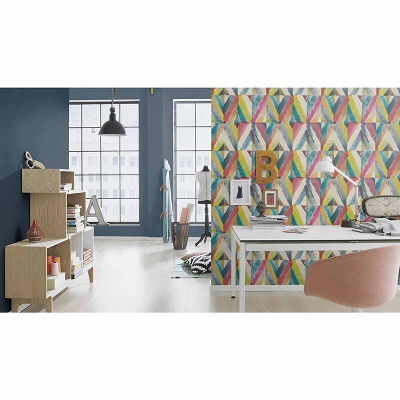 Vliestapete Blau Landhausstil Rasch Country Charme