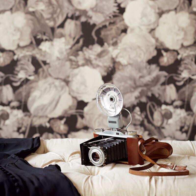 Tapete Grau, Silber, Schwarz, Anthrazit Eijffinger Vliestapete (1020141)