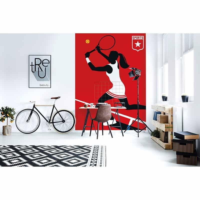 Digitaldruck-Tapete Tennisplayer livingwalls (1036424)
