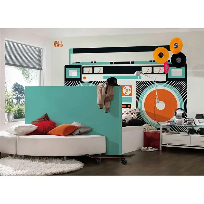 Digitaldruck-Tapete Ghetto Blaster livingwalls (1036414)