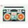Digitaldruck-Tapete Ghetto Blaster livingwalls (1036414)