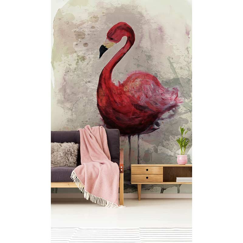Digitaldruck-Tapete Flamingo livingwalls (1036394)