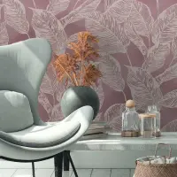 Tapete Greige, Lila, Flieder, Rosa AS-Creation deco...