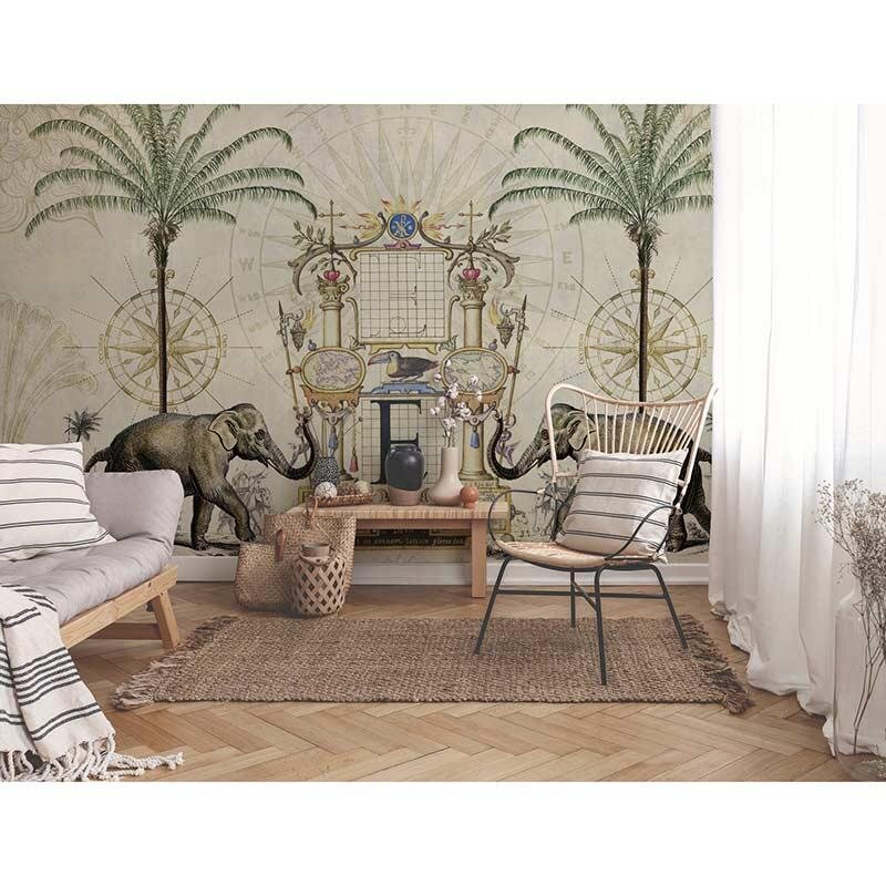 Digitaldruck-Tapete Nostalgic Elefant livingwalls (1036316)