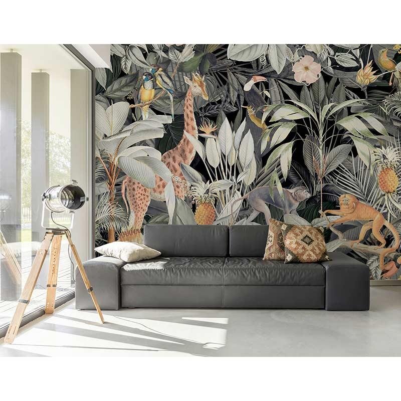 Digitaldruck-Tapete Nostalgic Animals 1 livingwalls (1036314)