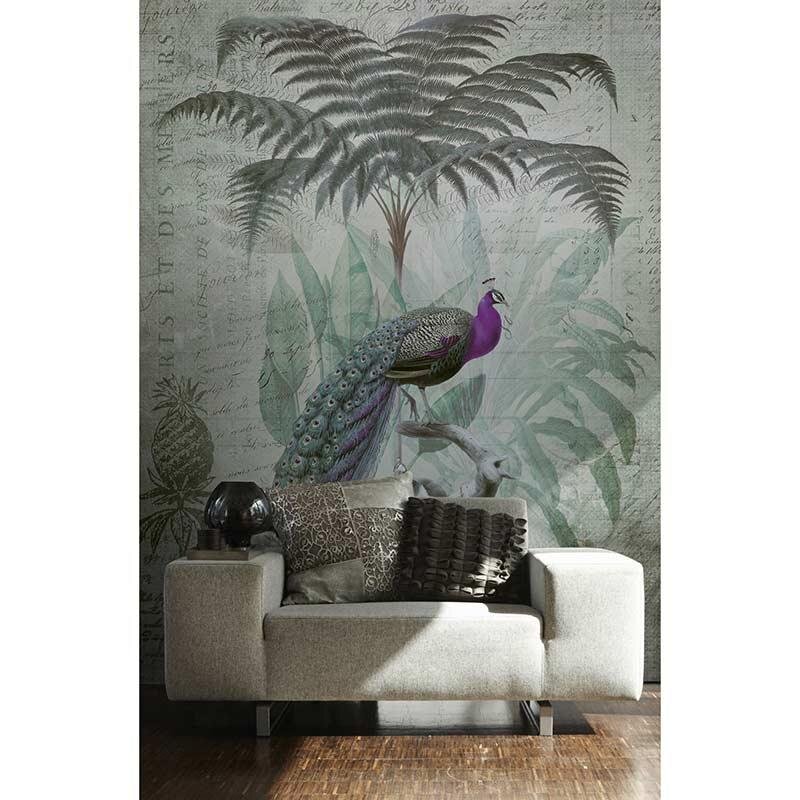 Digitaldruck-Tapete Peacock Jungle 1 livingwalls (1036309)
