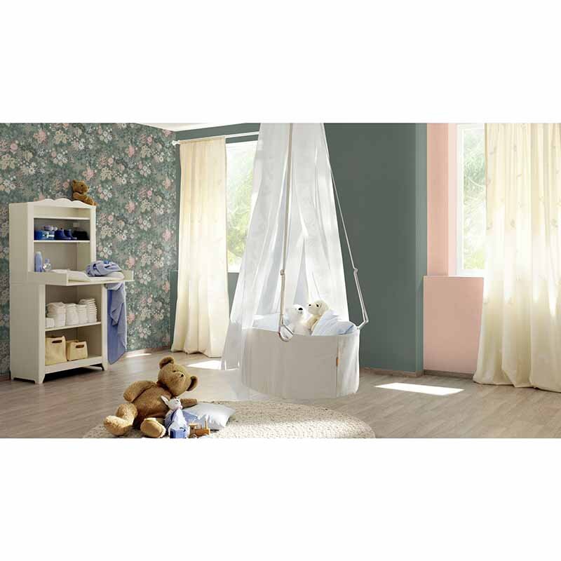 Tapete Pastellfarben, Rosa, Rose Rasch Vliestapete (1036287)