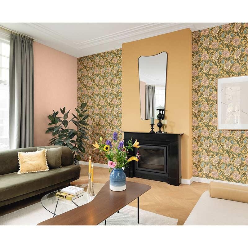 Tapete Pastellfarben, Rosa, Rose Rasch Vliestapete (1036287)