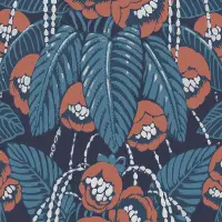 Tapete Blau MASUREEL Vliestapete (1035843)