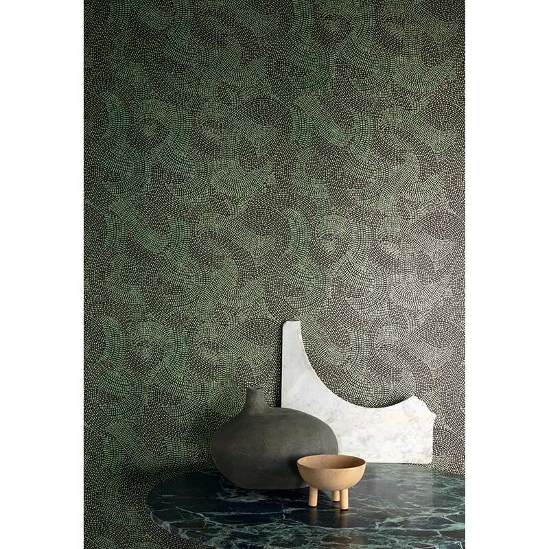 Tapete Grün MASUREEL Vliestapete (1035840)
