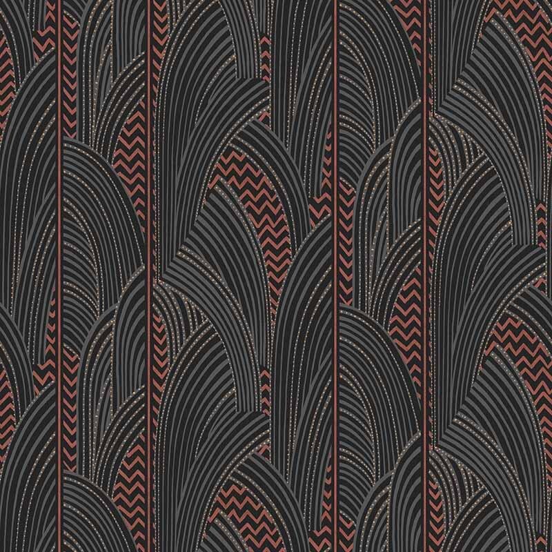 Tapete Schwarz, Anthrazit MASUREEL Vliestapete (1035836)