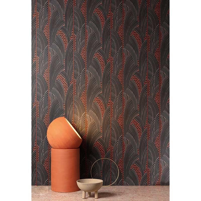 Tapete Schwarz, Anthrazit MASUREEL Vliestapete (1035836)