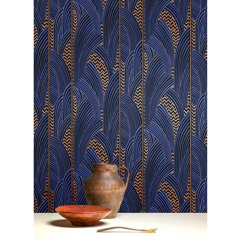 Tapete Blau MASUREEL Vliestapete (1035835)