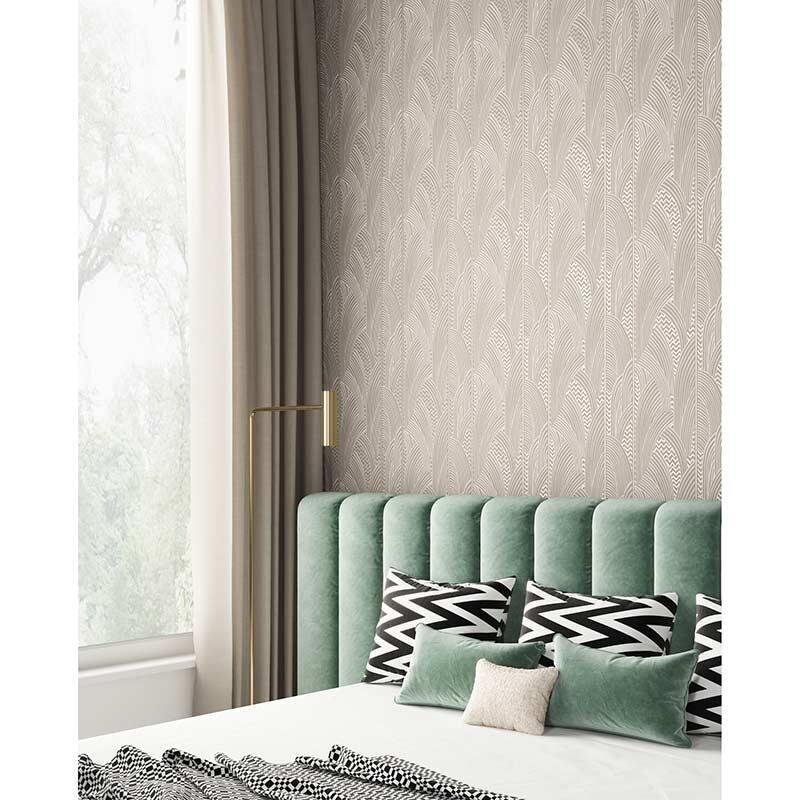 Tapete Grau, Silber MASUREEL Vliestapete (1035834)