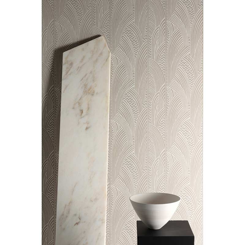 Tapete Grau, Silber MASUREEL Vliestapete (1035834)