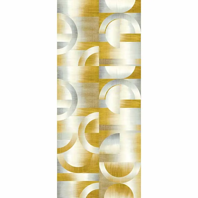 Digitaldruck-Tapete Gelb, Vanille MASUREEL (1035789)