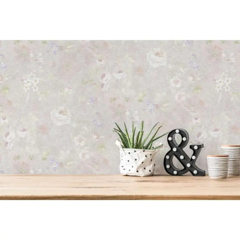 Tapete Grau, Greige, Rosa AS-Creation deco Vliestapete (1044082)