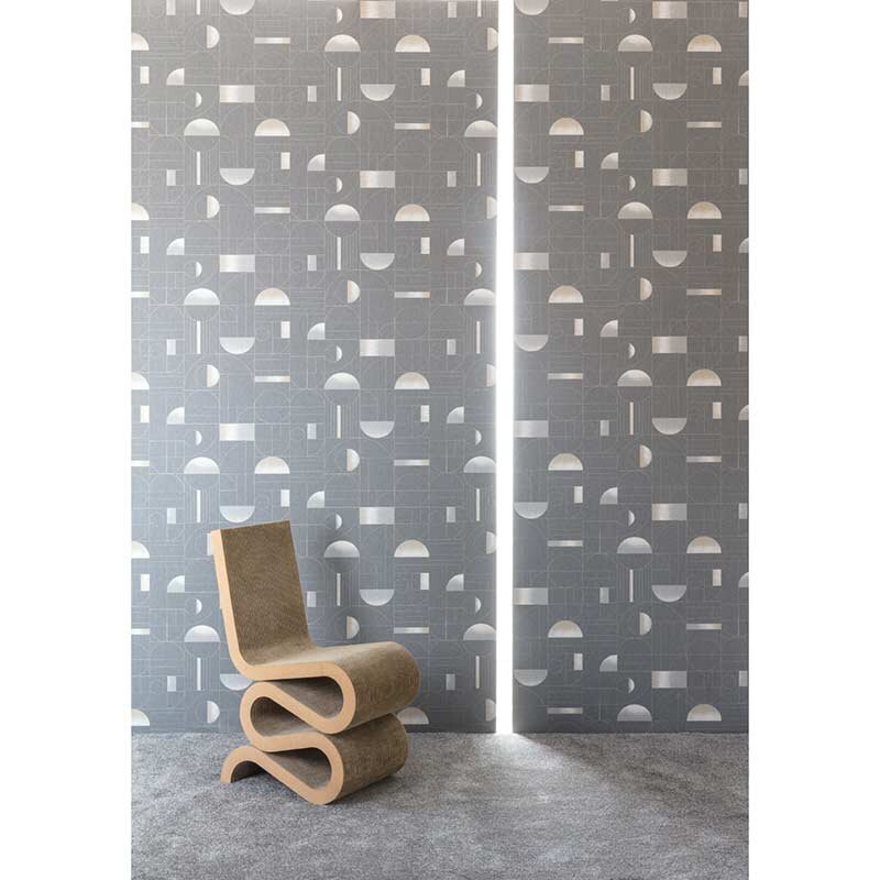 Tapete Grau, Silber MASUREEL Vliestapete (1035822)